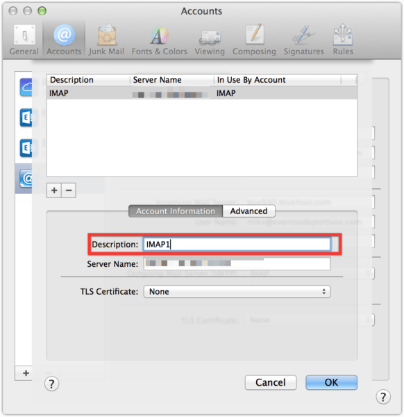 configuarion for outlook express with comcast email address on mac desk top