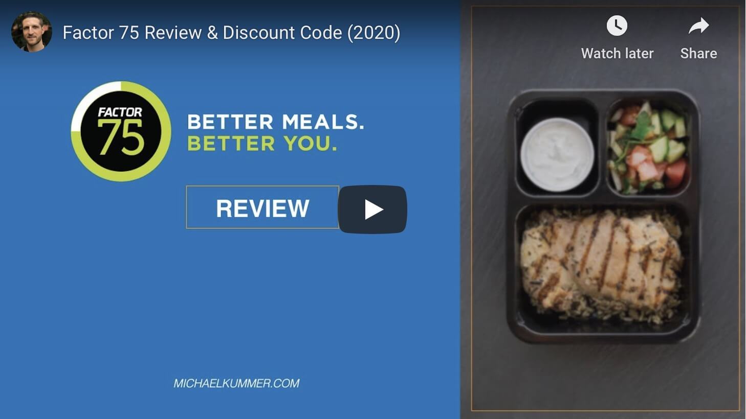 Factor 75 meal delivery service review