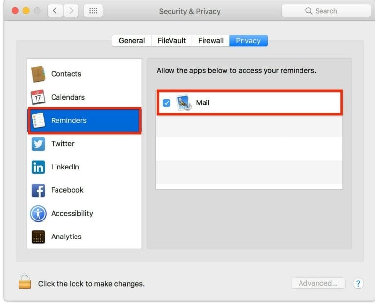 Shortcut to create reminders in Apple Mail and other applications