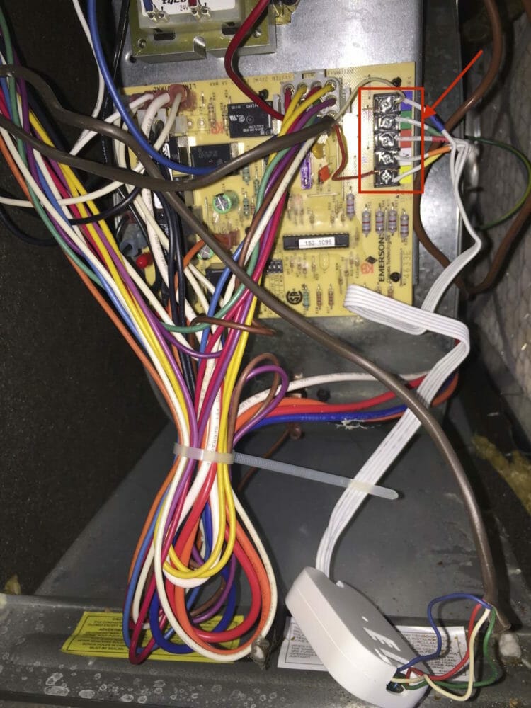 HVAC Control Board with ecobee PEK attached