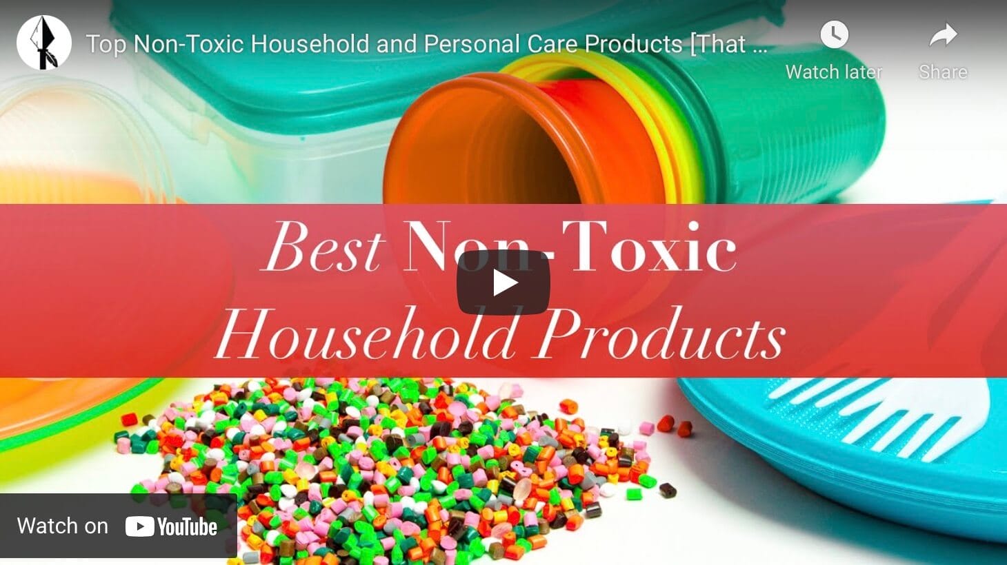 Graphic about non-toxic household products.