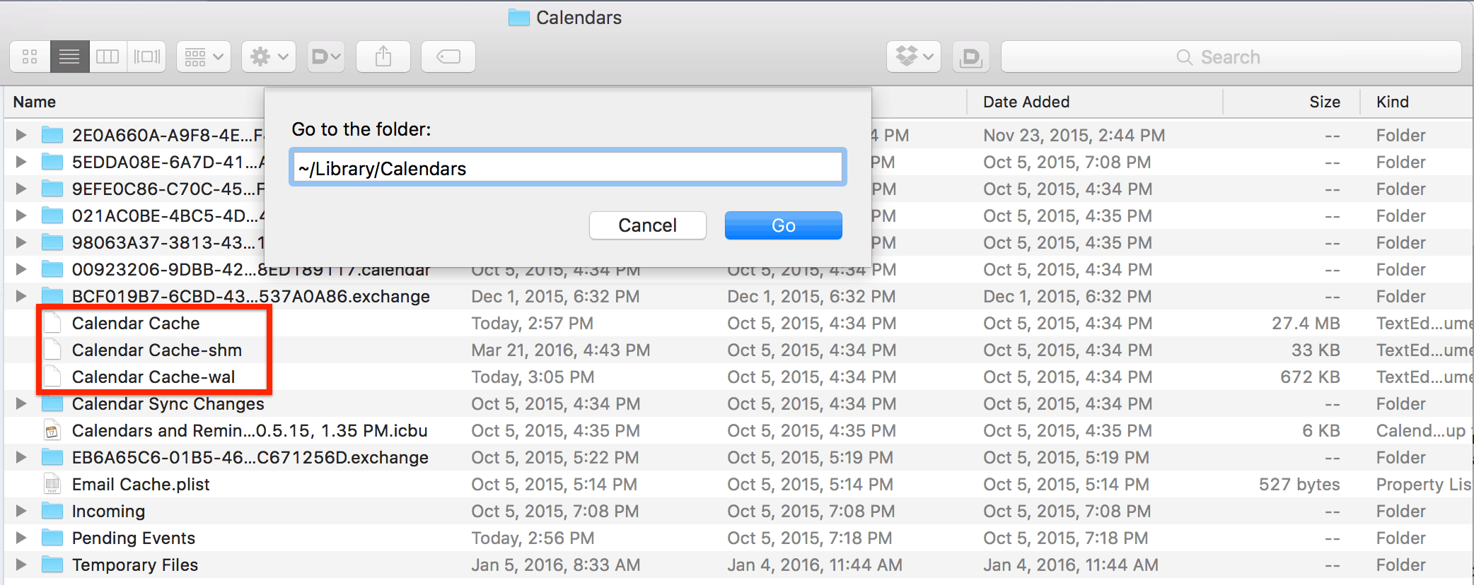 outlook 2016 for mac icloud calendar items do not display
