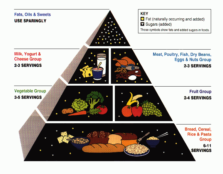 Original USDA Food Pyramid