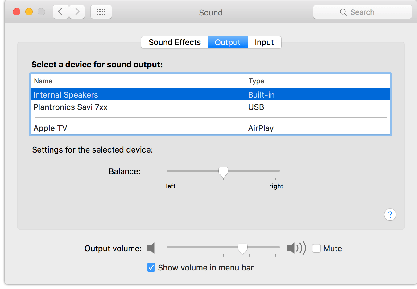 skype for business mac ignoring volume
