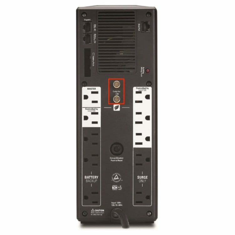 APC Back UPS 1500 and surge protector