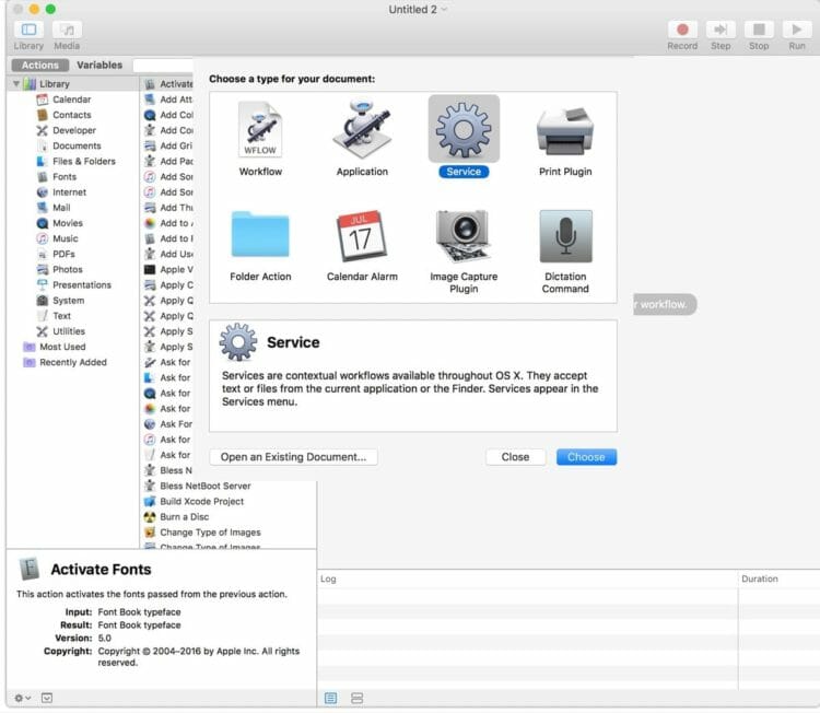How to create a Dropbox link for any file in Finder using Automator