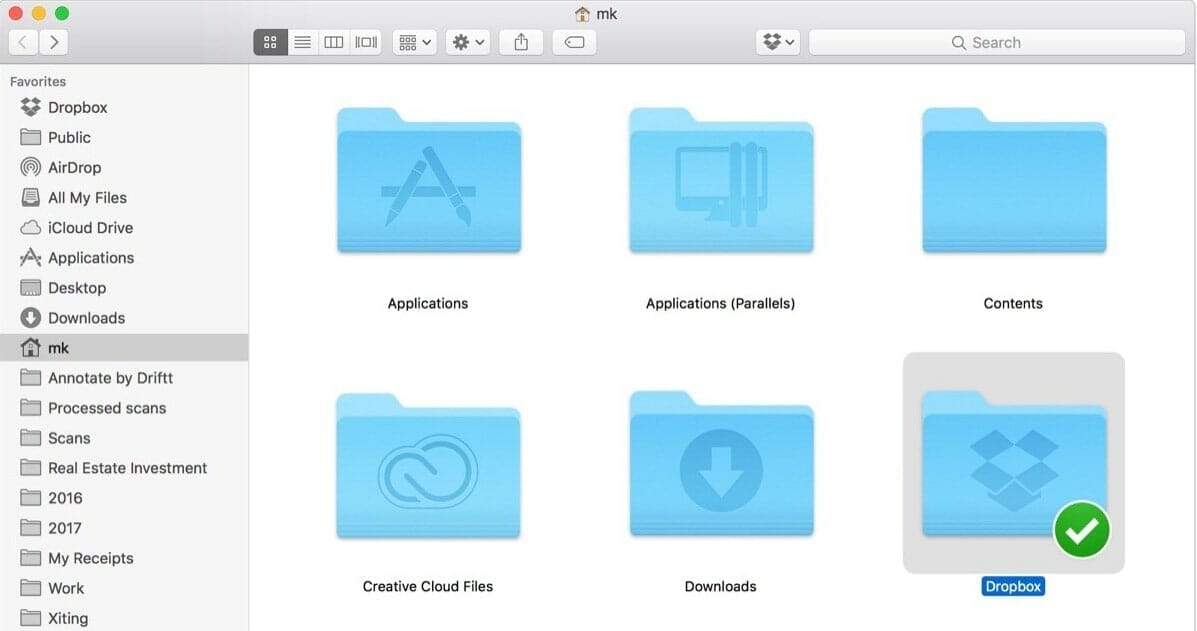 How to create a Dropbox link for any file in Finder using Automator