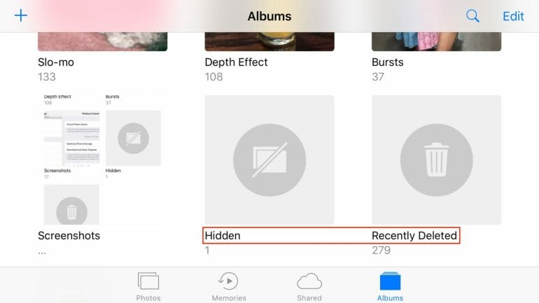 iCloud Photo Library: Do not delete photos from an iPhone to free up space