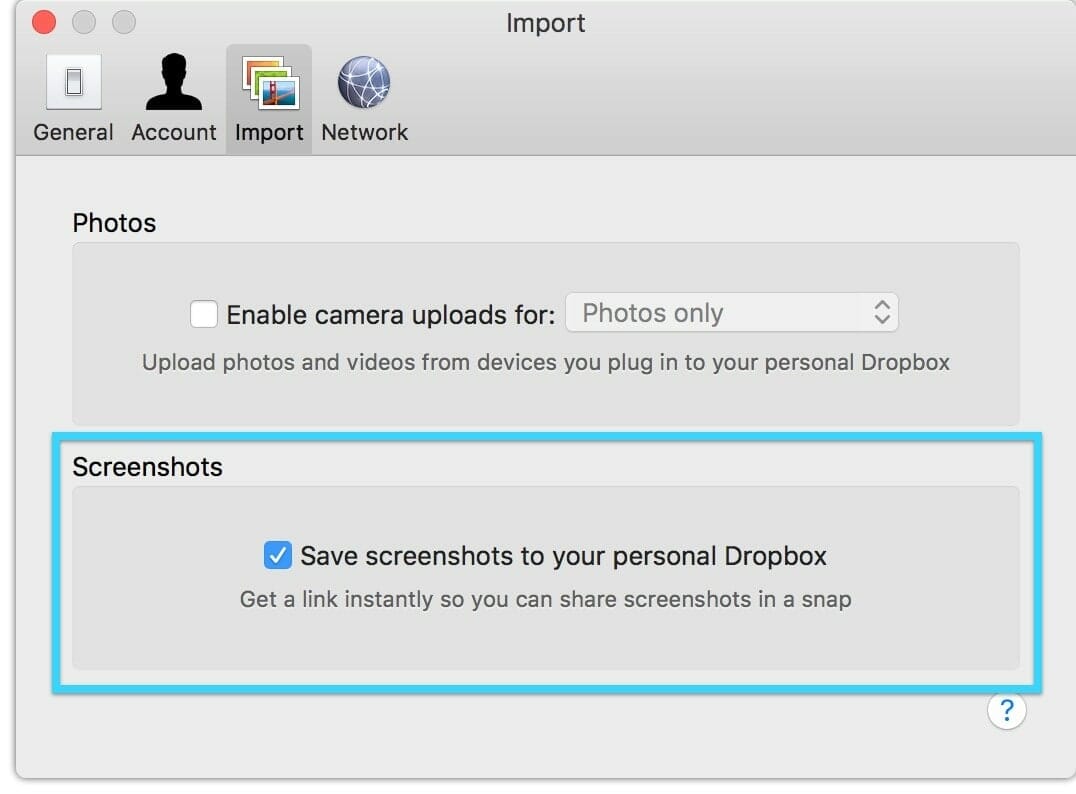 dropbox desktop app mac not working