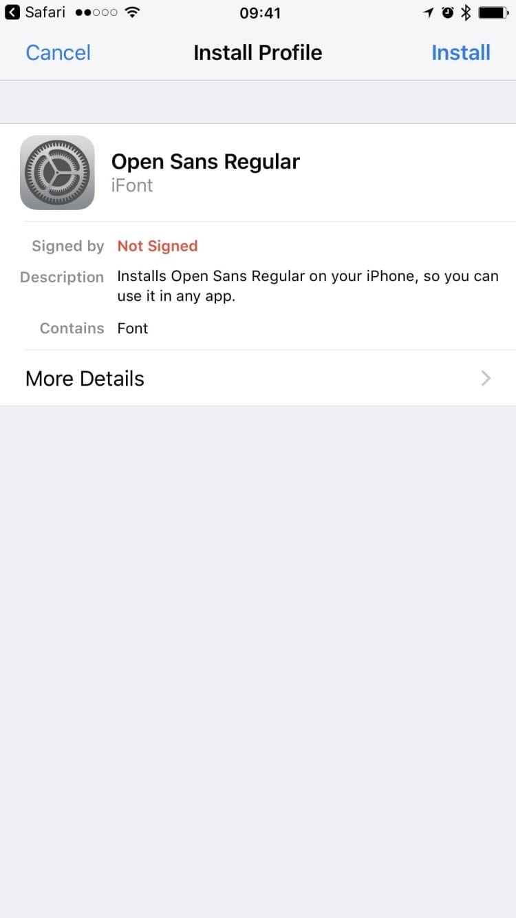 How to install fonts on iPhone or iPad using iFont