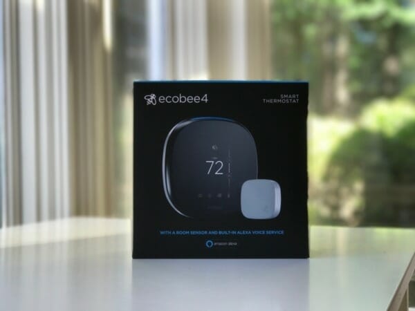 New ecobee thermostat with built-in Alexa voice service