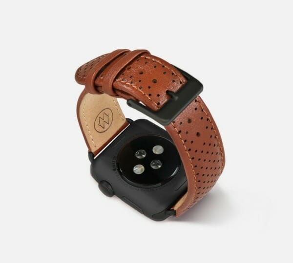 Perforated Leather Band by Monowear