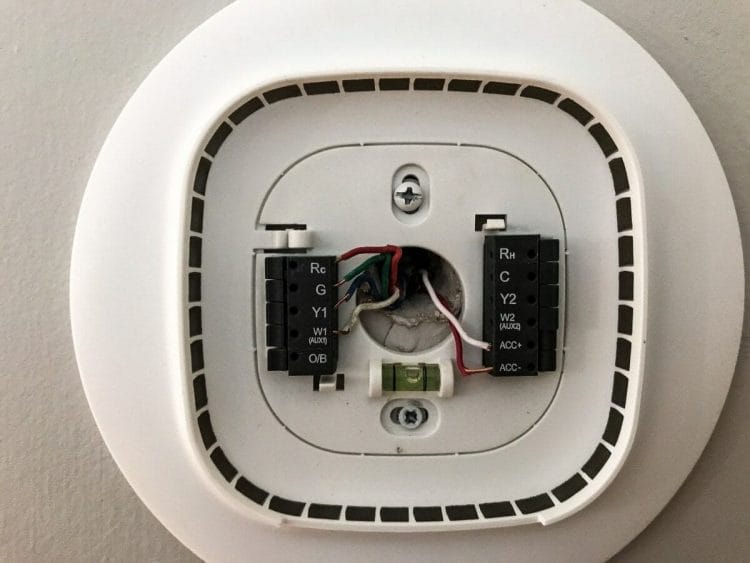 Ecobee wall connection
