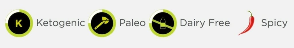 Factor 75 -  meal icons show dietary compatibility 