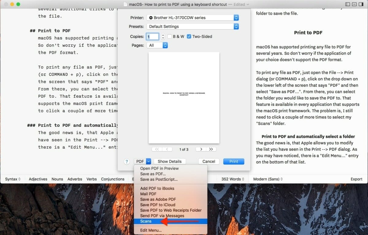 where is the text application file saved for adobe os on mac