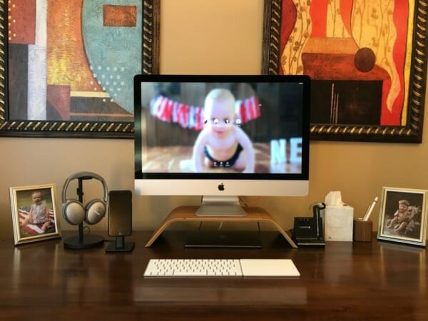 Tidy up your desk with HiRise 2 and BackPack by Twelve South