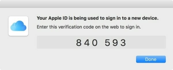 Why Apple shows a strange location for a two-factor login confirmation