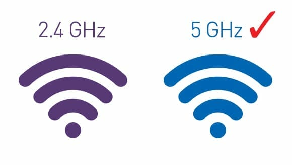 2.4 GHz vs. 5 GHz