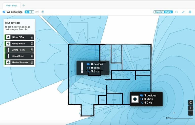 AmpliFi Web Controller - Coverage 2.4ghz