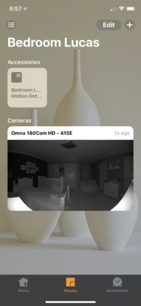 Baby room in Home app