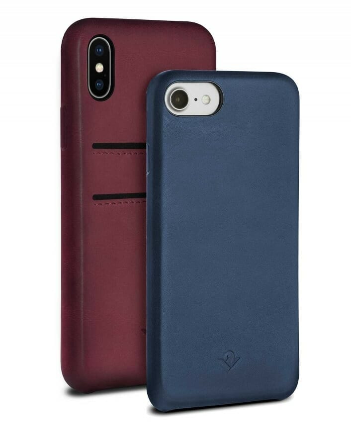 Twelve Relaxed Leather Case available with and without credit card slots