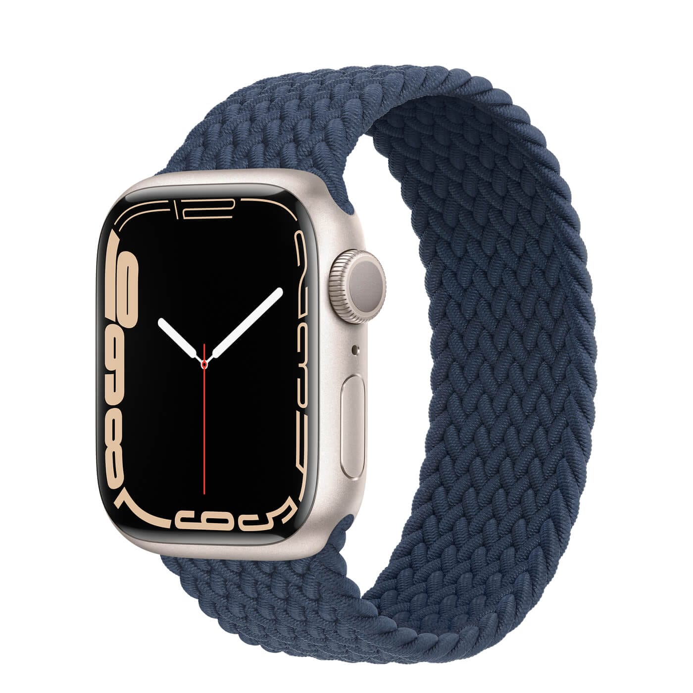 Apple Watch Series 7 with Braided Solo Loop Strap