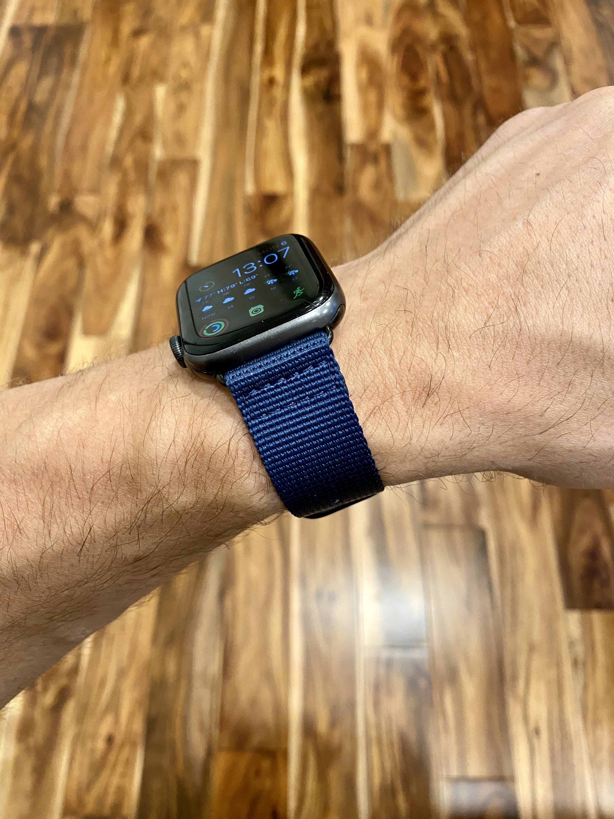 apple watch with wrist wraps