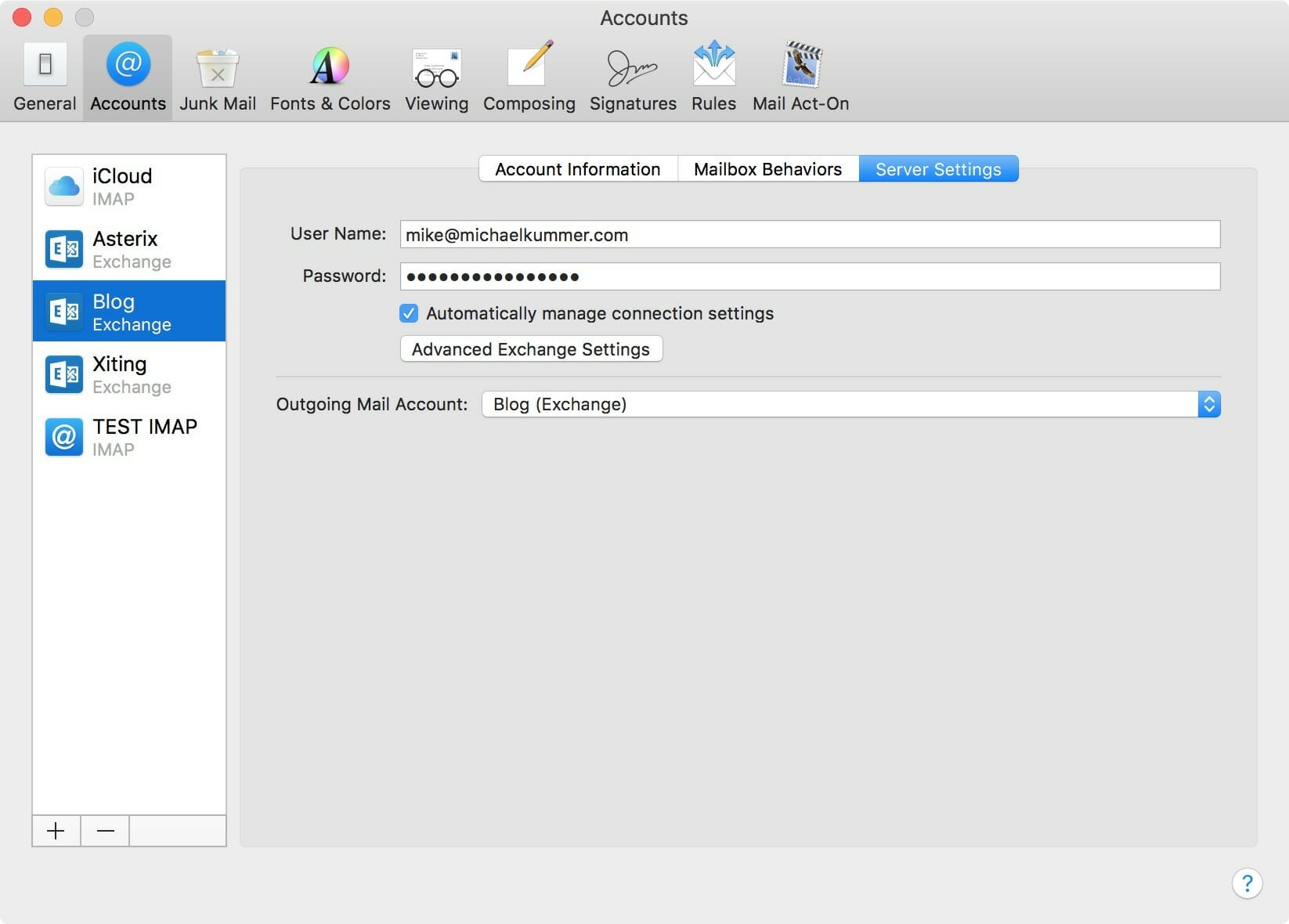 how to fix insecure connection in imail