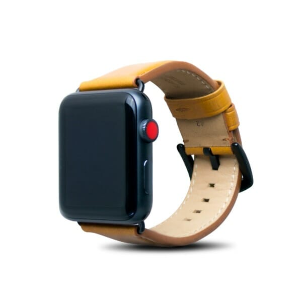 Apple Watch 42mm Leather Strap – Caramel