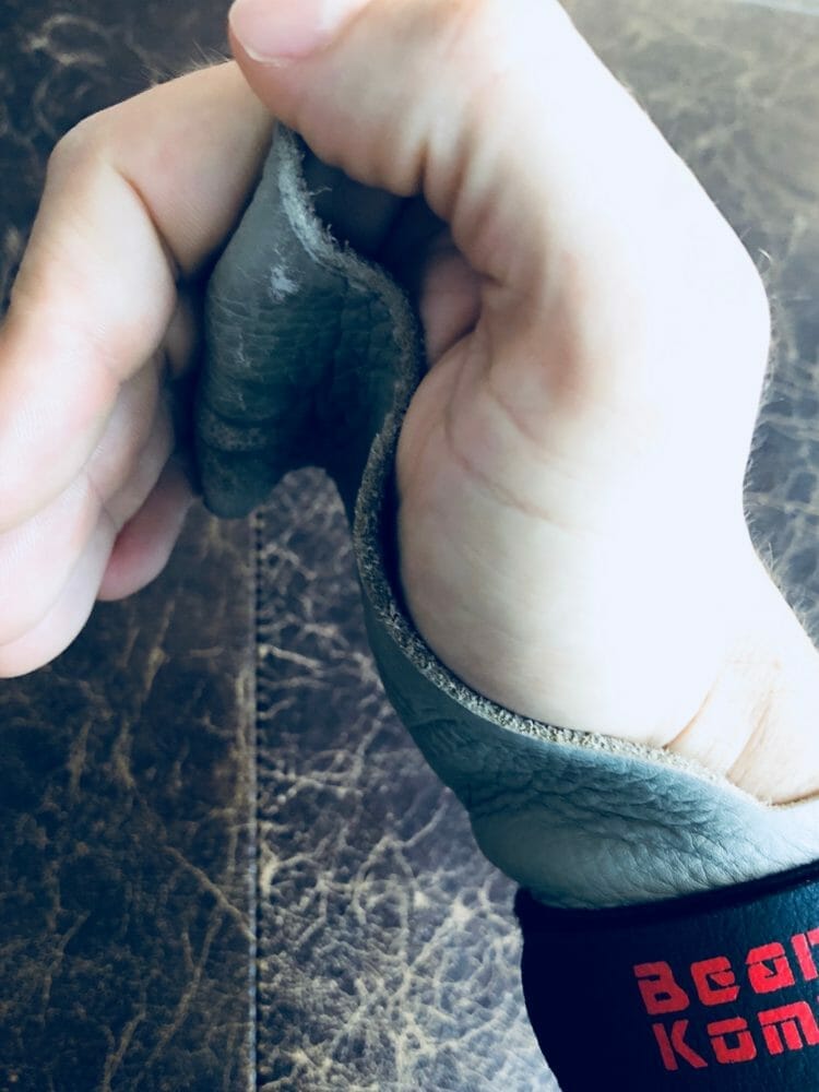 That wrinkle pinches my fingers and feels uncomfortable