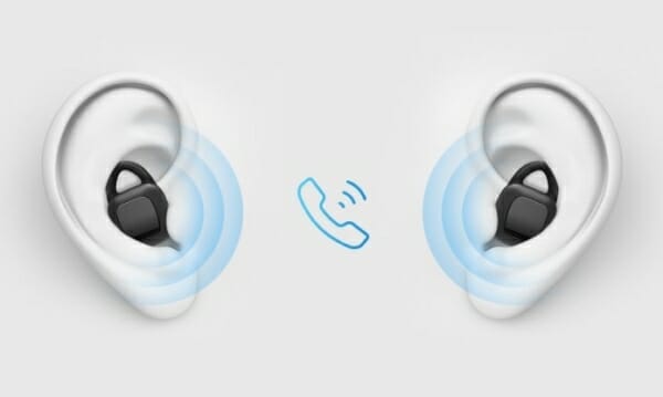 The ARIA headphones support stereo calling