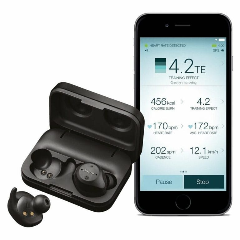 Jabra Elite Sport charging case and app