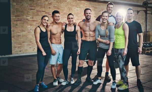 Fit people hang around with other fit people