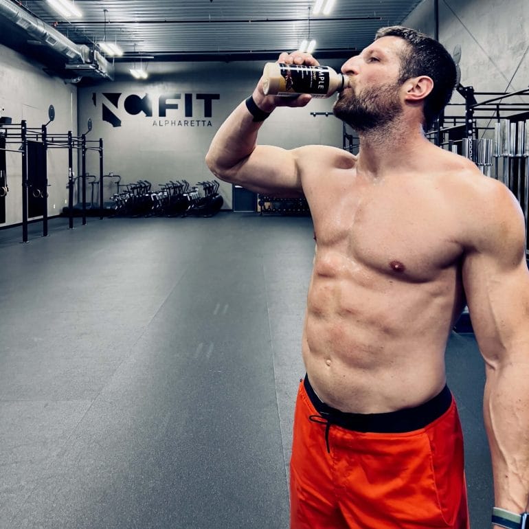 While there is nothing wrong with leveraging meal replacement drinks while traveling to to quickly refuel between workouts, I’d avoid consuming most of your calories in liquid form.