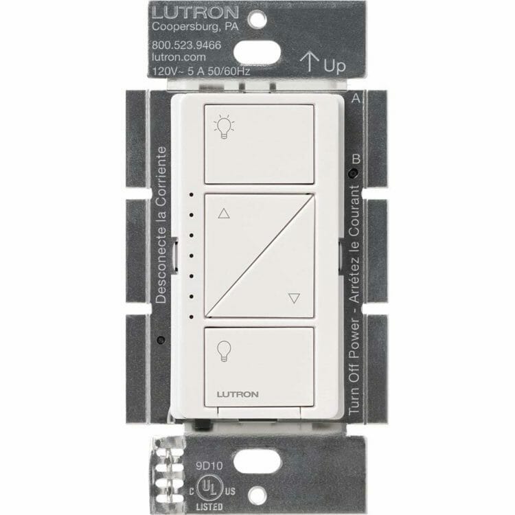 Lutron Caseta Smart Dimmer without cover