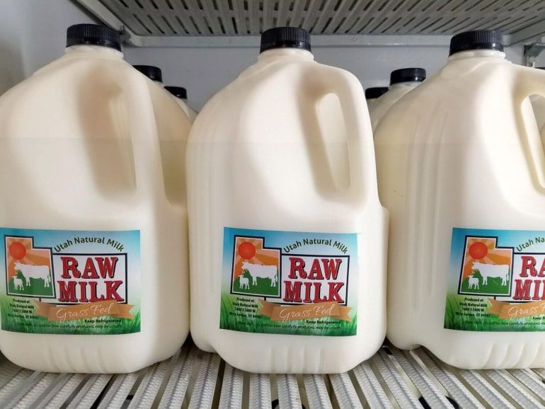 Raw milk from Utah