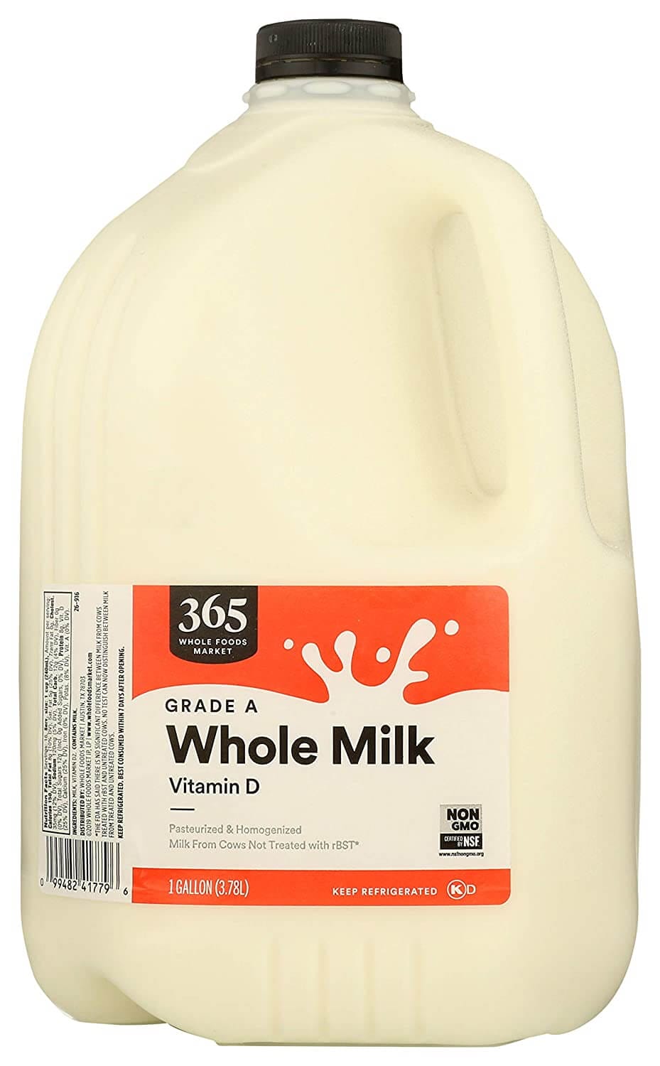 Regular pasteurized milk