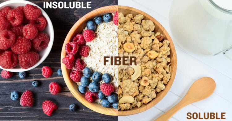 Food with Insoluble and Soluble Fiber