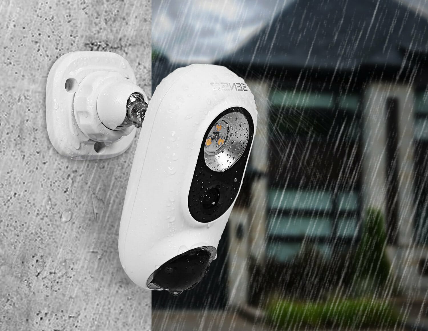 SENS8 Security Camera with Siren and 