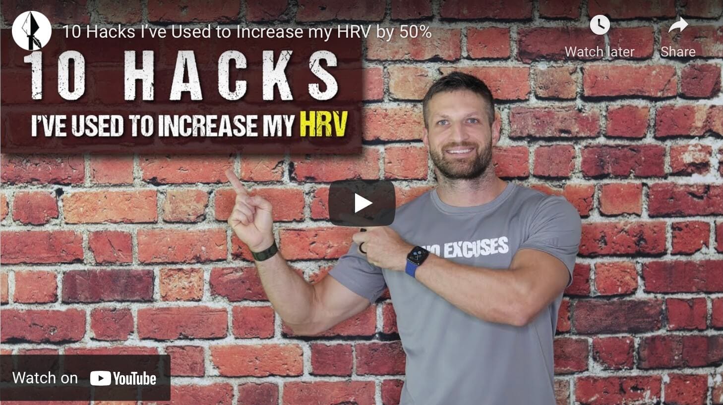 10 Hacks I've used to increase my HRV