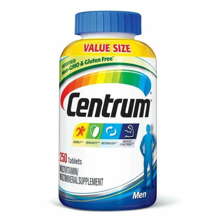 Centrum contains only synthetic vitamins