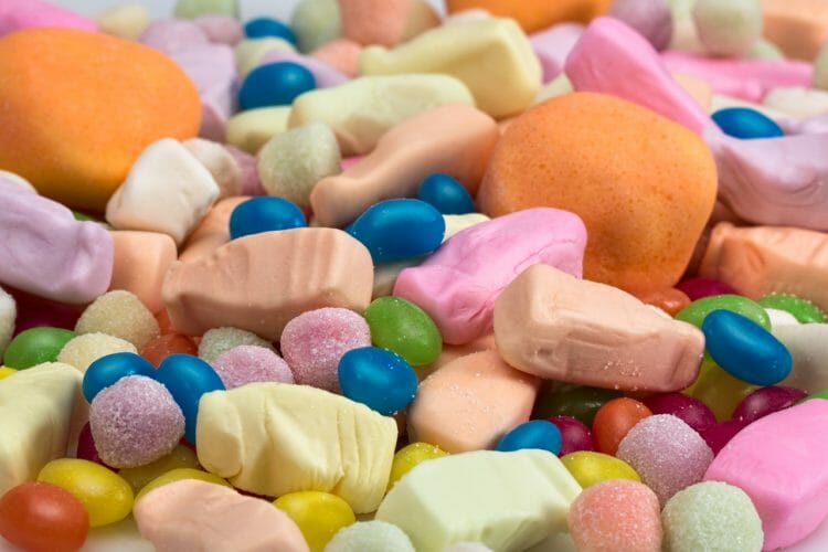 Candy containing Xylitol