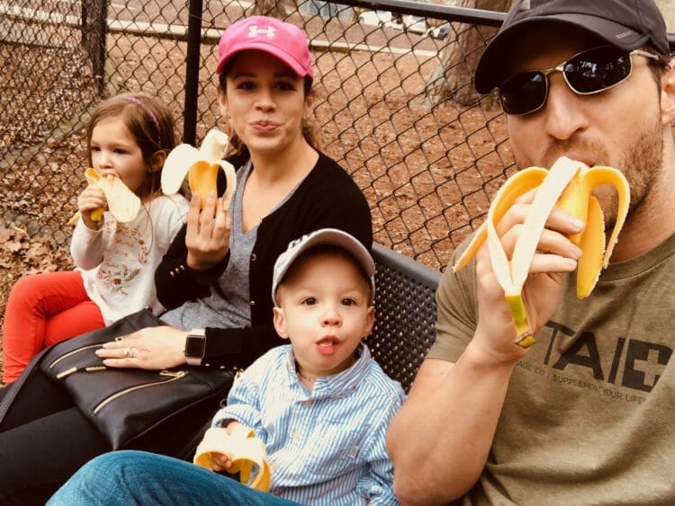 Having a snack as a family