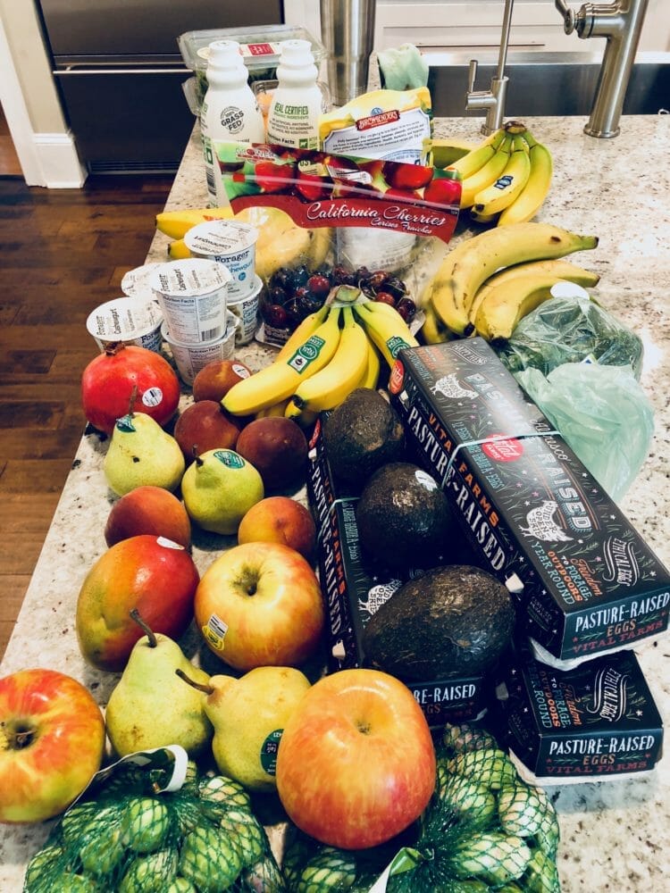 Making meals from scratch with wholesome ingredients
