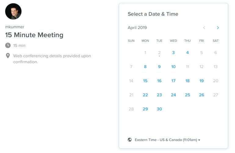 Calendly - Makes scheduling meetings a breeze