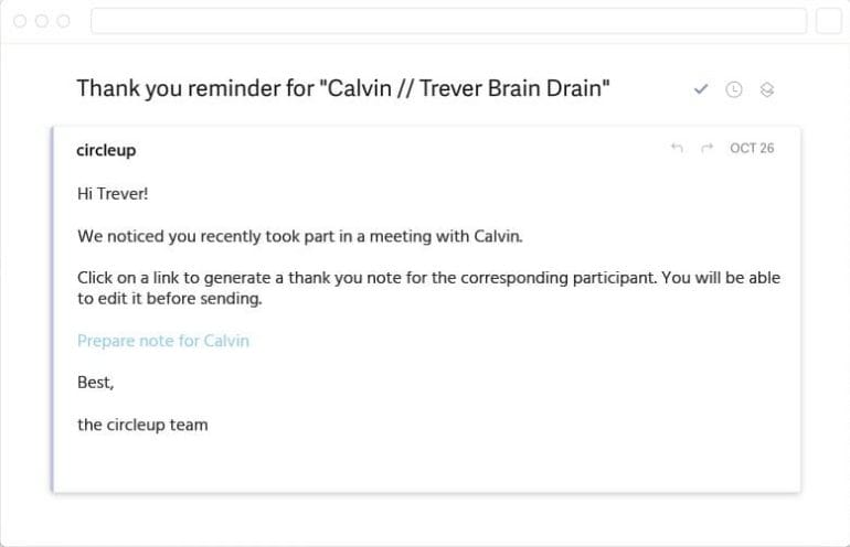 CircleUp - Automatic Meeting Summaries and Reminders