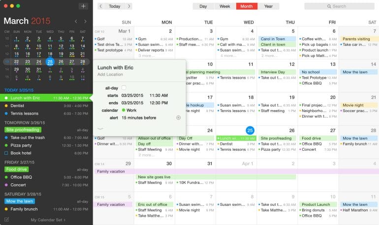 Fantastical - Calendar on steroids