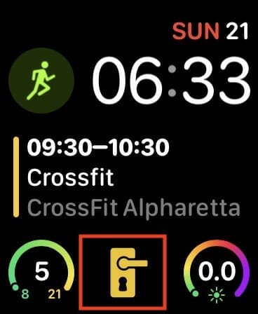HomeRun Complication on Apple Watch face