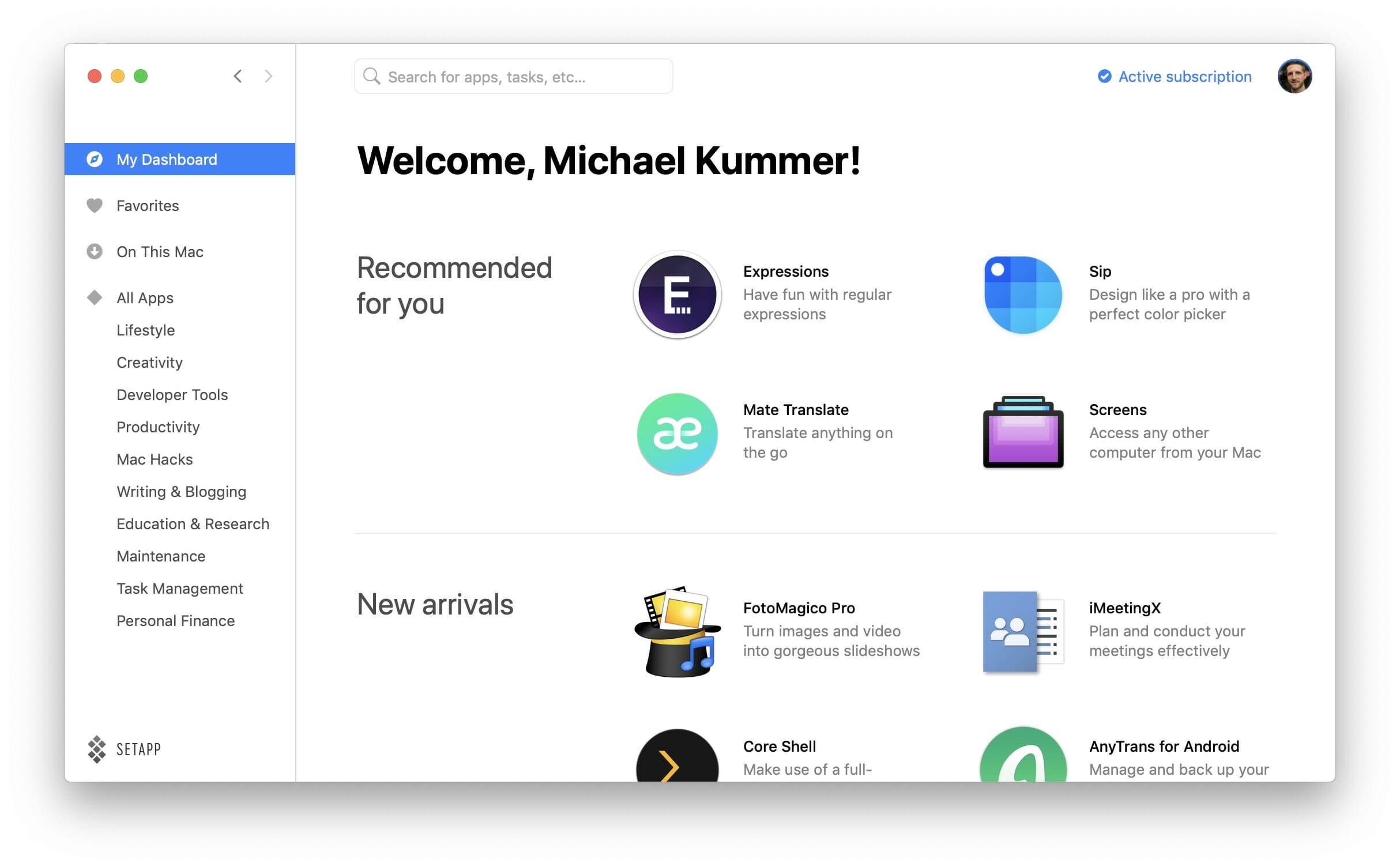 mac app for organizing applications
