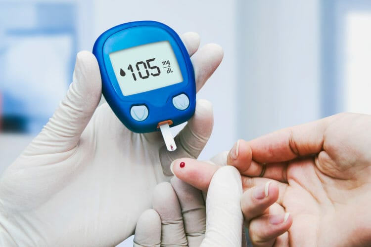 Higher fasting blood glucose